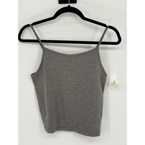 Wild Fable Gray Straight Neckline Cropped Cami‎ Size Medium Brand New